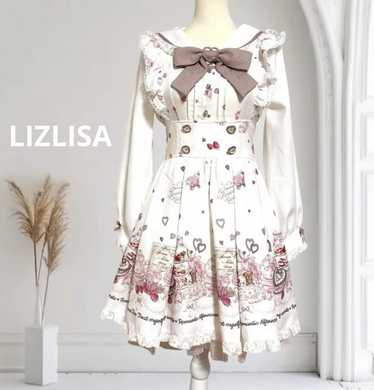 Many Hearts Afternoontea柄ワンピース　LIZLISA Many Hearts Afternoontea柄ワンピース ｜ LIZ LISA（リズリサ