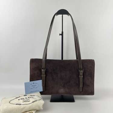 Vintage prada suede bag - Gem