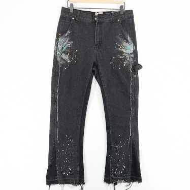 【1011 Gallery】Carpenter Pants GALLERY DEPARTMENT Men's Distressed Canvas Carpenter Pants