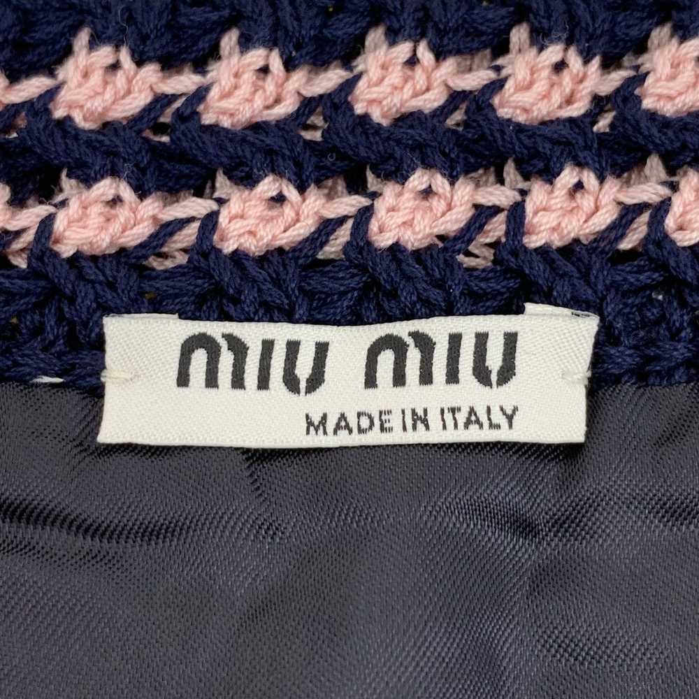 Miu Miu Miu Miu Colorblocked Striped Cotton Knit … - image 5