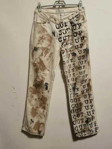 トップス 02ss Number (N)ine Distressed Loose Top Number (N)ine Number nine 'Cut Up' ss02 t shirt | Grailed
