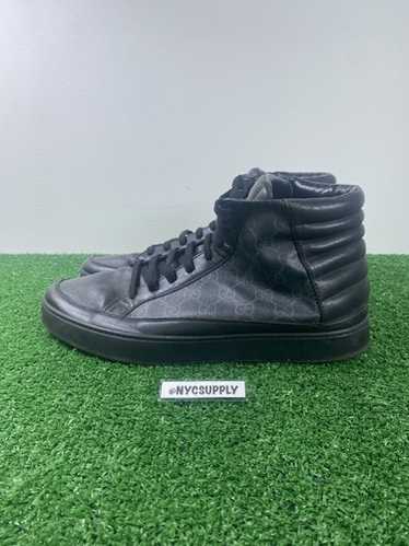 GUUCI Basket GG Supreme Canvas High-Top Sneaker 関税送料込 Gucci Brooklyn Gg Supreme High Top Sneaker Black, $510