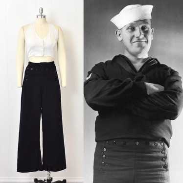 Vintage 1940s sailor pants - Gem