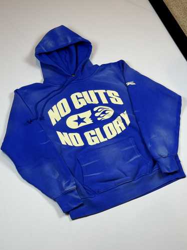 Hellstar No Guts No Glory! Hoodie青 Hellstar “No Guts No Glory” Hoodie-Blue-NWT- 100% Authentic