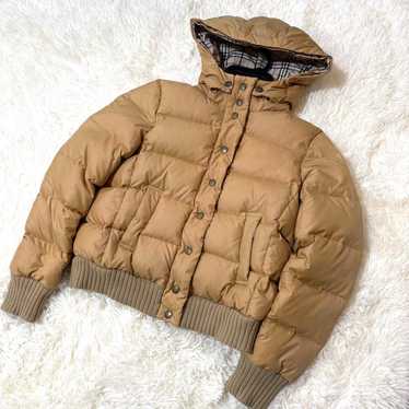 BURBERRY BLUE LABEL ダウンジャケット 40サイズ ベージュ 美品】BURBERRY BLUELABLE ダウンジャケット