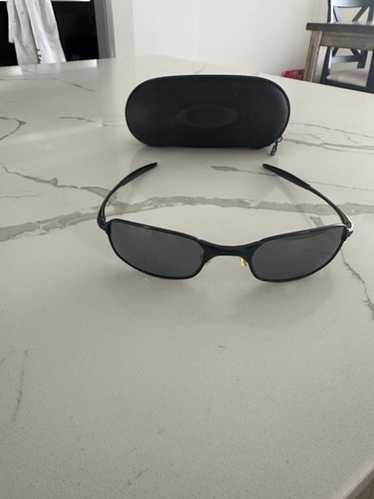 OAKLEY スクエアワイヤー30mm 廃盤　メタル　金属　美品　ヴィンテージ RARE VINTAGE OAKLEY SQUARE WIRE GEN 1 SUNGLASSES - Matte