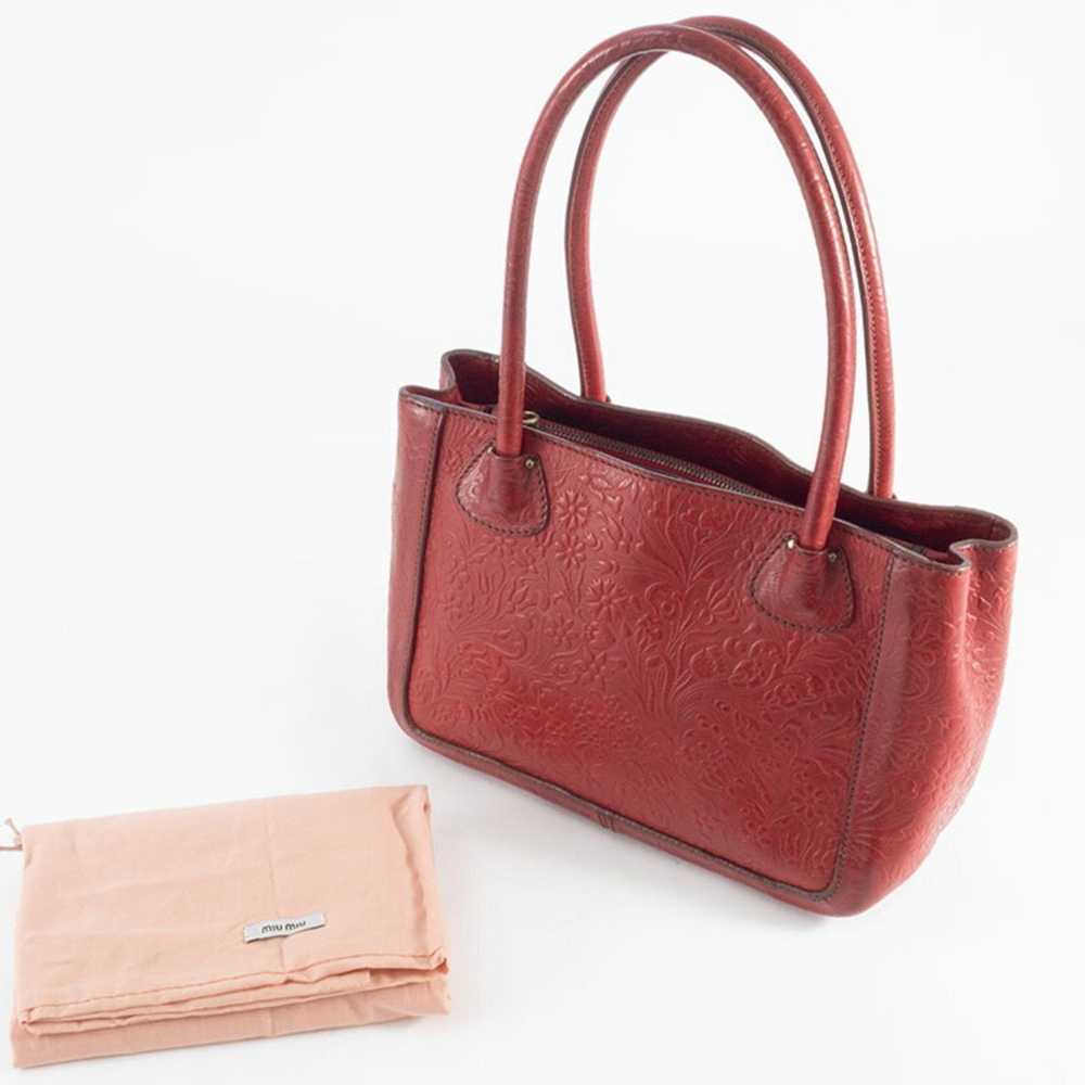 Miu Miu Miu Miu Miu Flower Embossed Handbag RR068… - image 10