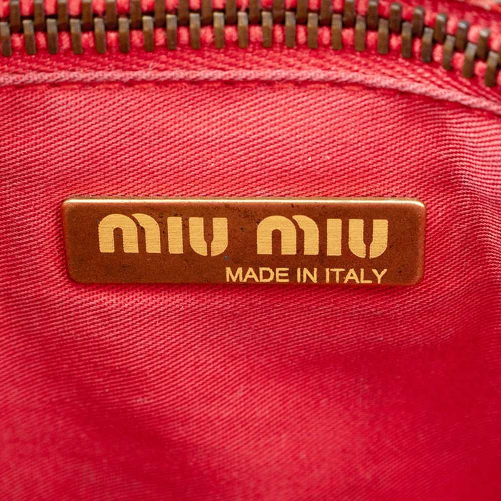Miu Miu Miu Miu Miu Flower Embossed Handbag RR068… - image 8