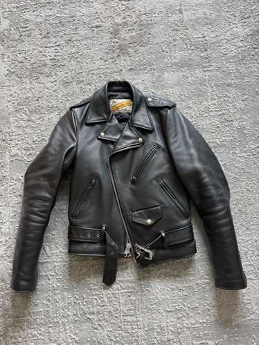ジャケット・アウター Schott / leather motorcycle jacket Schott Men's Classic Racer Leather Motorcycle Jacket