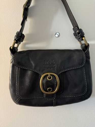 バッグ Coach Bleeker Legacy Tattersall Flap Bag COACH Bleeker Legacy Tattersall Duffle Bag Dark Brown