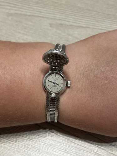 時計 circa 1970s silver 835 watch swiss made VINTAGE 835 SILVER ORO 17 JEWELS INCABLOC BLUE DIAL