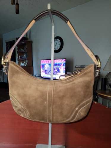 バッグ vintage coach Soho Hobo hand bag suede Vintage Burgundy Suede Coach Soho Shoulder Bag - Etsy