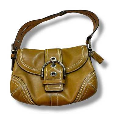バッグ vintage coach Soho Hobo hand bag flap Vintage COACH Black Soho Crossbody Messenger Leather Buckle