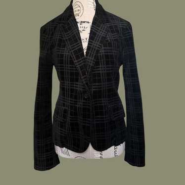 Burberry black velvet jacket - Gem