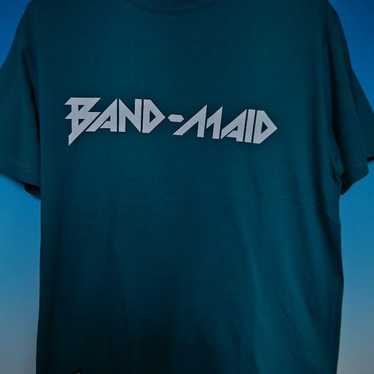 BAND-MAID Budokan 2021 Tシャツ XL BAND-MAID bandmaid Fan club only T-shirt Size XL Pink Black