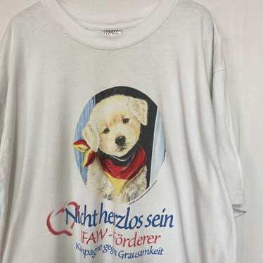 Vintage animal t-shirt hanes - Gem