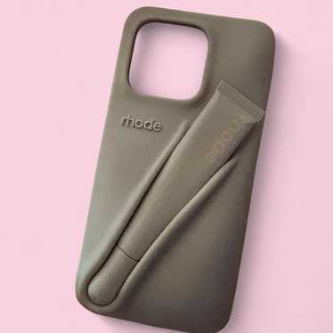 rhode / iPhone 14 Pro ケース / グレー lip case | rhode skin
