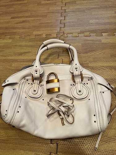 Vintage Chloé Authentic Paddington Bags Chloe Paddington Vintage Cream Leather Shoulder Bag | eBay