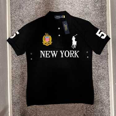 Polo Ralph Lauren ポロシャツ L ネイビー NEW YORK Polo Ralph Lauren ヤンキース ポロシャツ | ラルフ ローレン