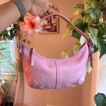 バッグ Coach Soho Signature Shoulder Bag Pink Soho Signature Jacquard Top Handle Shoulder Bag