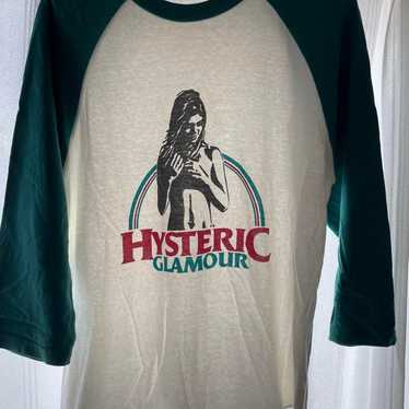 トップス hysteric glamour logo print raglan tee Hysteric Glamour Hendrix Raglan Tee – SaolMortem