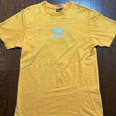 トップス 90-00s OAKLEY CENTER LOGO TEE / S Men's Oakley Center Logo Tee Teal Blue Regular Eagle Sz XXL