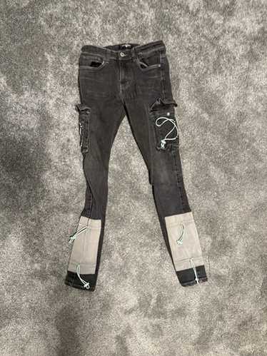 SERENEDE デニム 34 Serenade Skinny Fit Distressed Stretch Jeans 34x32 Mens