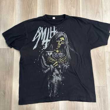 bring me the horizon スカル　ロンT ロゴ　BMTH XL True Northern Pop Metal Black Longsleeve T-Shirt | Official