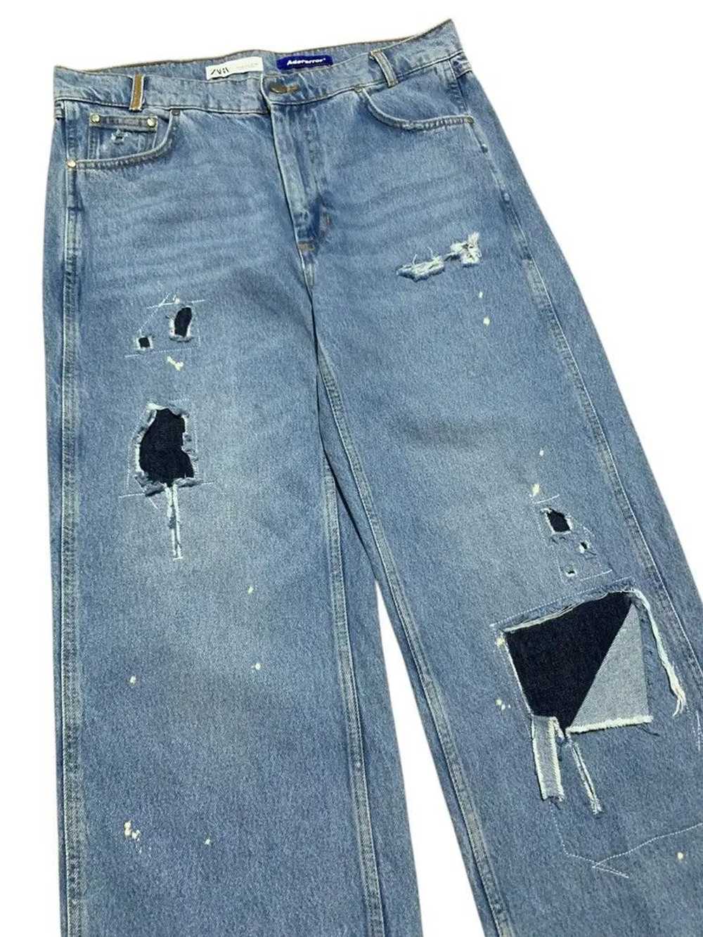 Ader Error Ader Error x zara patchwork wide leg j… - image 7