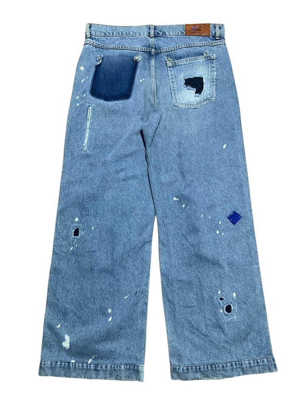 Ader Error Ader Error x zara patchwork wide leg j… - image 8