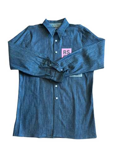 RAF SIMONS DENIM GILFT ベスト Raf Simons オーバーサイズデニムジレ | ピンク | FARFETCH JP