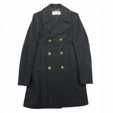 サンローランパリ　SAINT LAURENT ウール　ピーコート　34 SAINT LAURENT PARIS（サンローランパリ）ピーコート 黒 サイズ