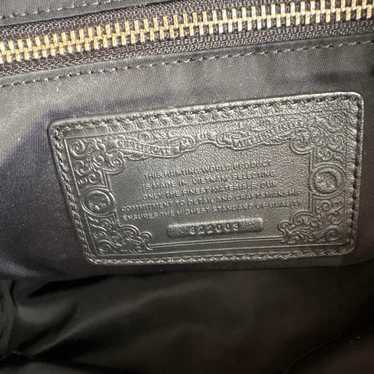 バッグ hunting world/leather canvas bag BLACK Elegant HUNTING WORLD Black Tote Bag for Women