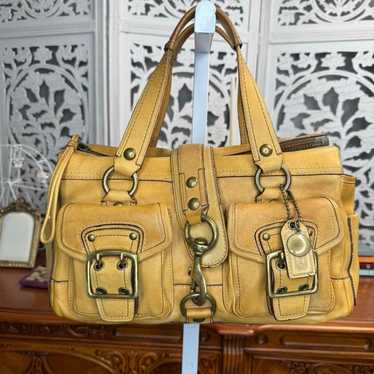 バッグ coach 65th anniversary legacy green mini COACH 65th ANNIVERSARY ICONIC LEGACY MINERAL LEATHER TOTE