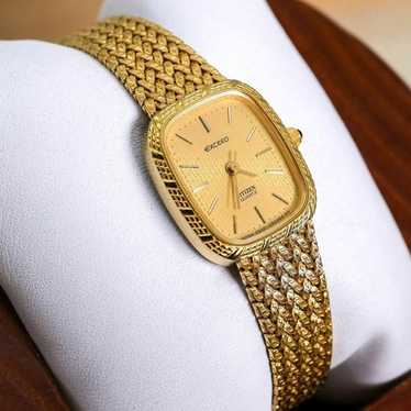 時計 citizen exceed 18k Citizen Exceed Quartz Watch 11201467 in Bicolor Steel | eBay