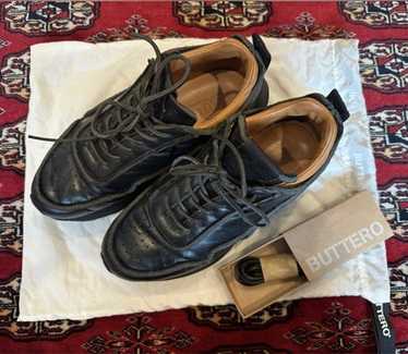 BUTTERO｜SNEAKERS (B10630 ROUS 18) BUTTERO TANINO SNEAKERS IN EBONY LEATHER B11600ETRUS-UG1/03