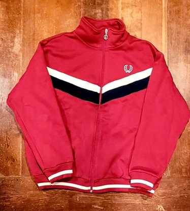 トップス archive FRED PERRY track jacket y2k Taped Track Jacket - Ash Blue | Men's Track Jackets | Track