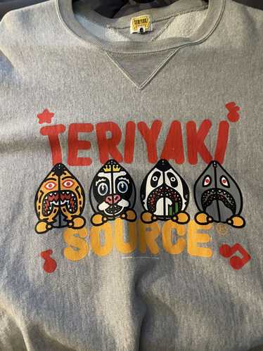 Bape TERIYAKI SOURCE キャップ BAPE TERIYAKI BOYS logo beanie knit cap NIGO Black A Bathing