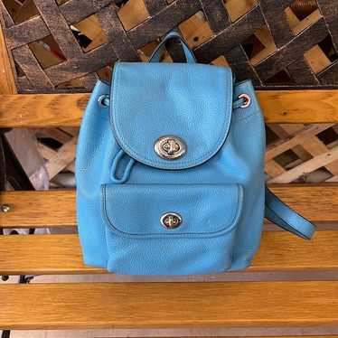 Blue mini coach backpack - Gem