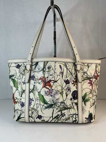 Gucci floral tote bag - Gem