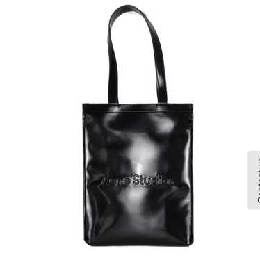 トートバッグ Acne Studios SS25 BAGS (A10349 900 BLACK) Acne Studios - Platt micro shoulder bag - Black