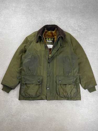 Barbour Bedale Jacket C40/102cm オリーブ　90s Barbour Bedale waxed jacket with hood C40 / 102 CM M / L