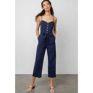 Rails Womens Harper Jumpsuit Size M In Navy Rayon… - image 1