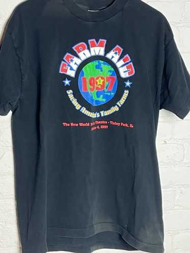 Neil Young Willie Norah 他 FARM AID 25シャツ 2020 FARM AID On Road Concert XL Shirt WILLIE NELSON NEIL