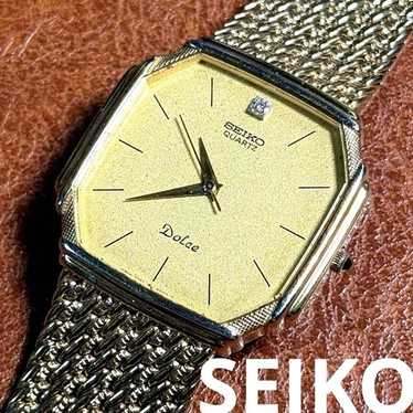 時計 SEIKO DOLCE SGP 7731-5240 LADIES QUARTZ Excellent] Vintage SEIKO DOLCE 7731-5240 Gold SGP30 Quartz