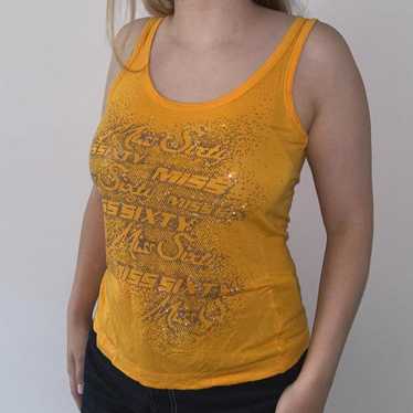 【SALE!】希少モデル♡MISS SIXTY ♡ Miss Sixty Vintage Tank Top With Mesh Lace Details Women's