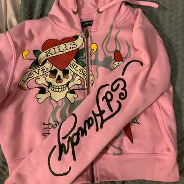 Pink Ed Hardy Shirt - Gem