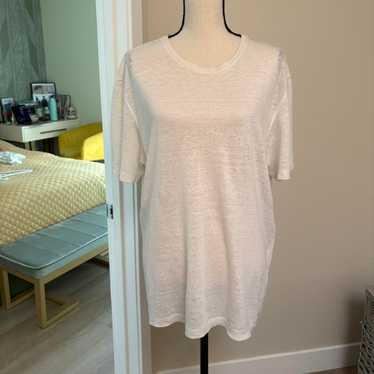 Tシャツ・カットソー ERMENEGILDO ZEGNA Men Tops RUF360A9 F765262 Beige ZEGNA Zegna 'Pure' Beige Cotton T-Shirt Men | luosophy