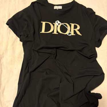Christian Dior ブラック Tシャツ CD Icon Relaxed-Fit T-Shirt Black Cotton Jersey | DIOR