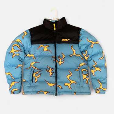 golf wang フレイムダウンジャケット ミントL golf wang ゴルフワン フレイムダウンジャケット ミントL ダウン